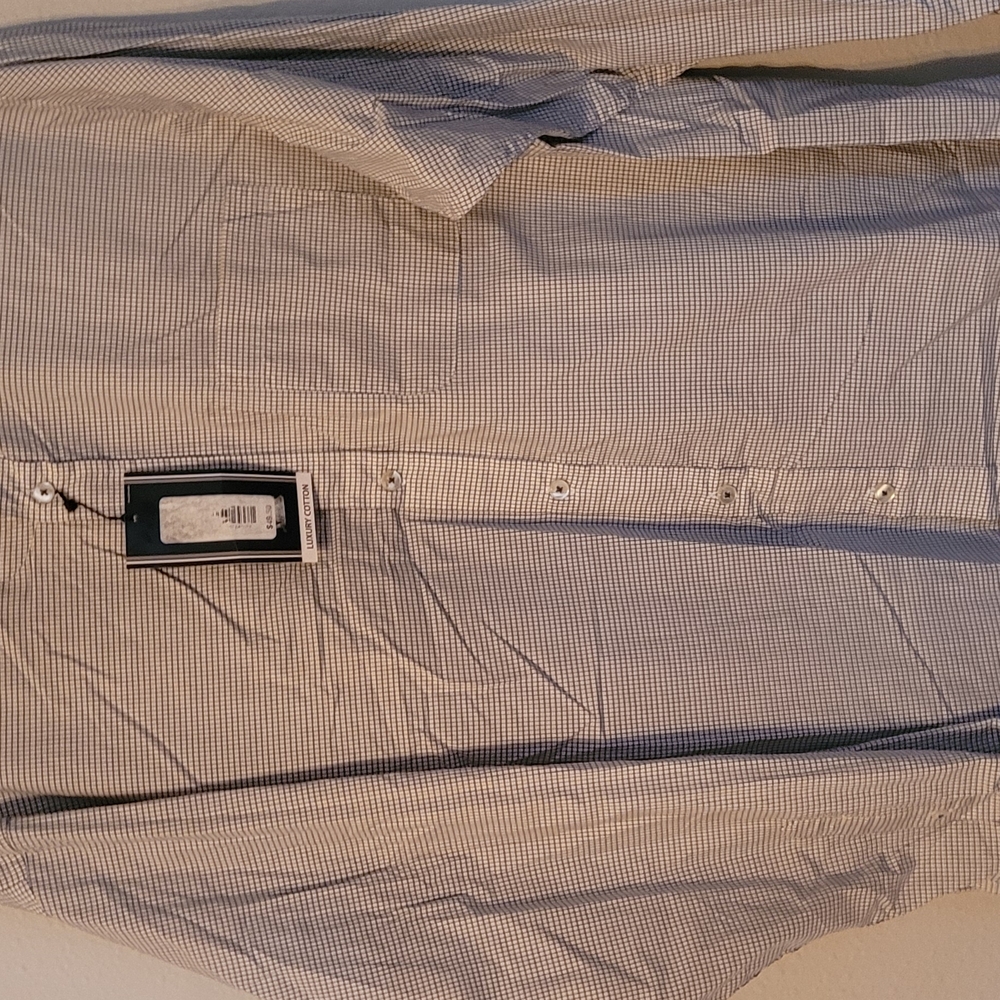 Roundtree & Yorke Light Beige Casual Button Down Shirt